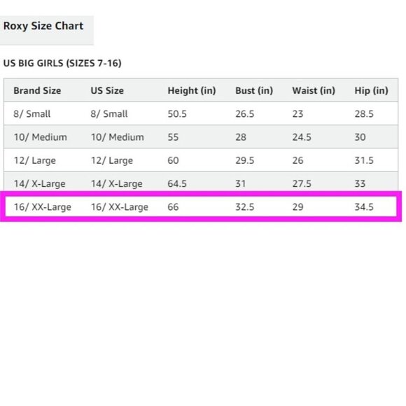 Roxy Girls' UNA Mattina Shorts, 16/XXL - Picture 6 of 6